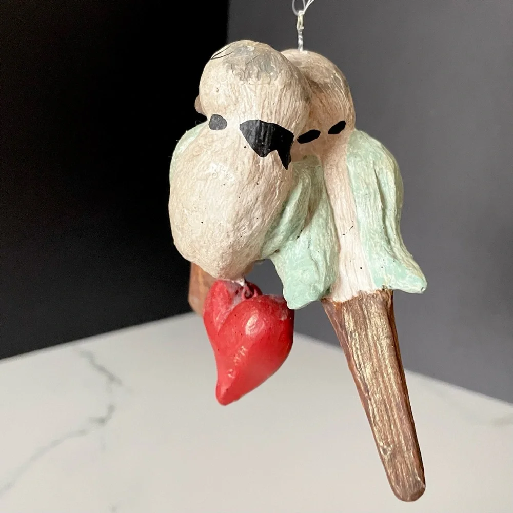 Two Turtle Doves Ornament by House of Hatten